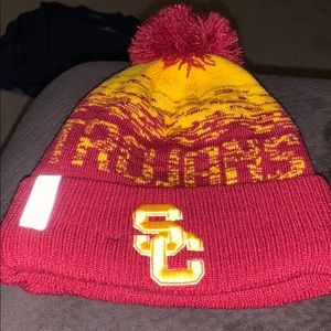 USC knit fleece lined beanie.  New Era